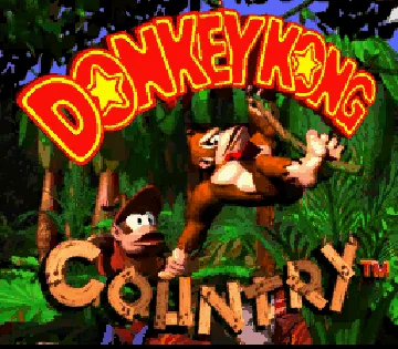 Donkey Kong Country (USA) (Rev 1) screen shot title